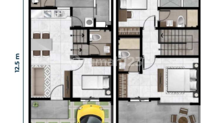 DISKON! Rumah Baru 2 lantai 6x12.5 m Bukit Nirmala PIK 2 DISKON! Rumah Baru 2 lantai 6x12.5 m Bukit Nirmala PIK 2