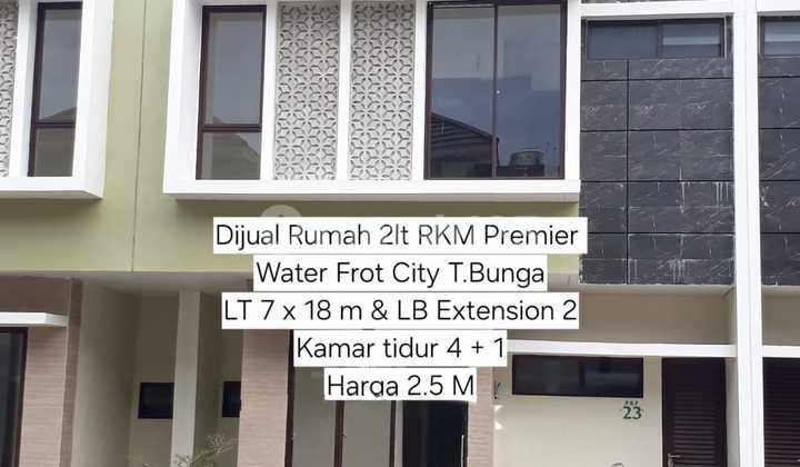 Rumah 2 Lantai Shm Siap Huni Di Water Front City . Tanjung Bunga Rumah 2 Lantai Shm Siap Huni Di Water Front City . Tanjung Bunga