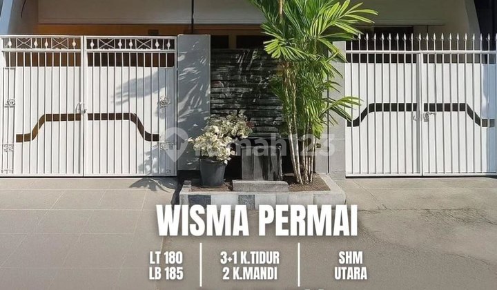 Rumah di Wisma Permai,Strategis,Garasi 1 dan Carpot 2 1