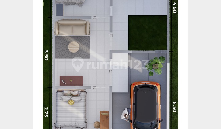 Investasi Pasti Rumah Cluster Strategis Tanah Luas di Dewe Residence Beji 2