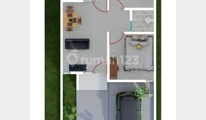 Comfortable and Quiet House in Dewe Residence Wringinanom 2