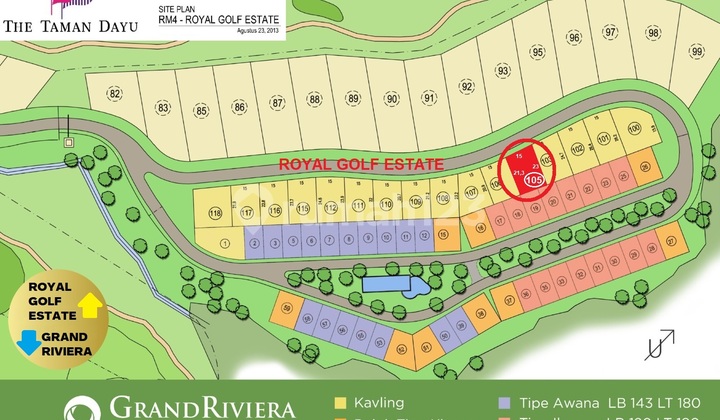Dijual Kavling 333M2 Taman Dayu Prigen Malang