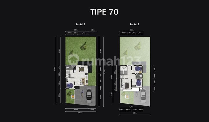 MAHAKARYA HUNIAN 2 LANTAI DI KAWASAN TERBAIK NGALIYAN 2