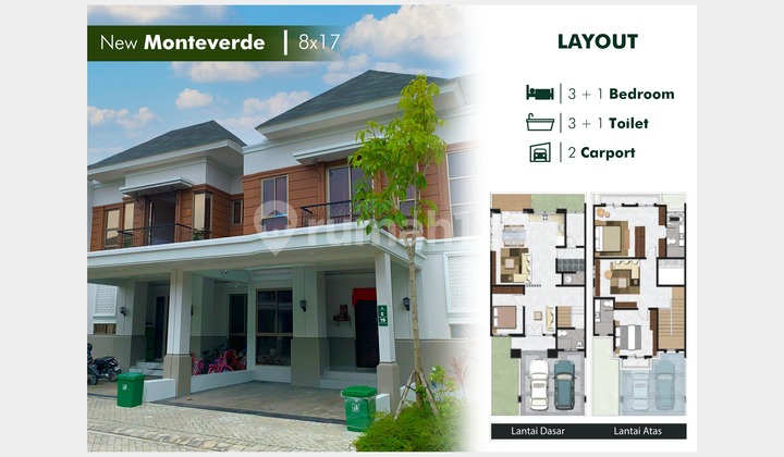 Luxurious 2-Story House LB 198 m in Green Forest Residence Pekanbaru 2