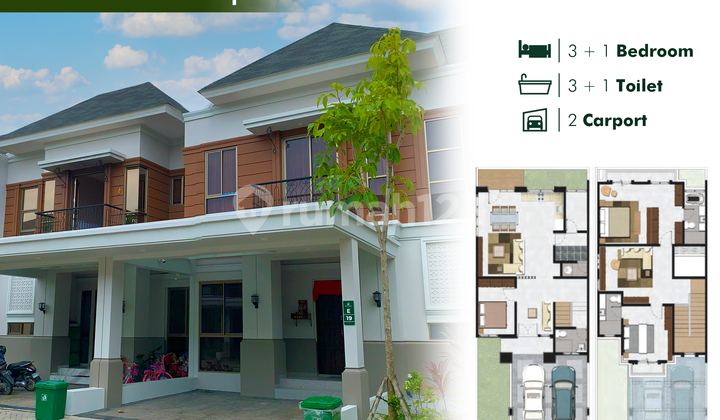 HOUSE IN ELITE CLUSTER PEKANBARU GREEN FOREST RESIDENCE 2