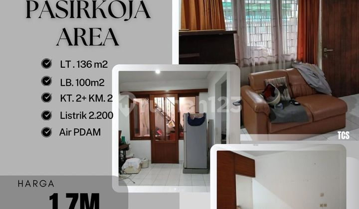 Comfortable 1-Story House in Pasirkoja Area, Bandung