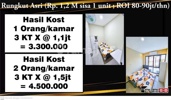 Rumah dan Kos Siap Huni di Rungkut Asri Timur Surabaya