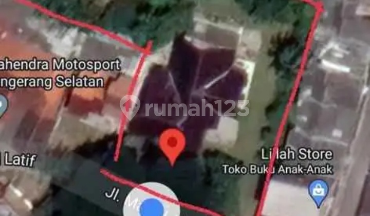 Lahan Kosong + Rumah Dekat Taman Tekno di BSD, Tangerang Selatan