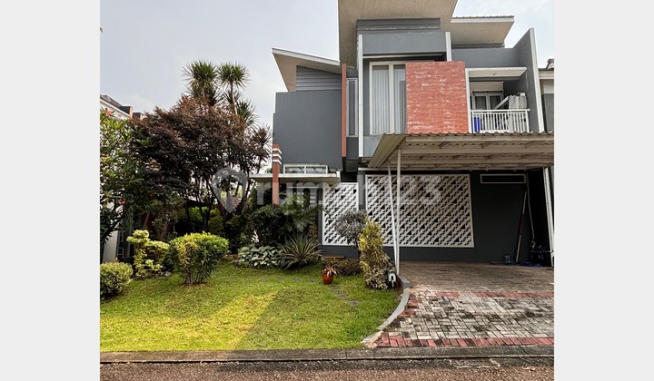 Rumah Cantik Delatinos BSD Semifurnished Dekat Akses Tol dan Stasiun Ka Rawabuntu