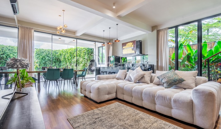 Vila Smart Home Mewah 4 Kamar Tidur dengan Pemandangan untuk Sewa Bulanan - Canggu Vila Smart Home Mewah 4 Kamar Tidur dengan Pemandangan untuk Sewa Bulanan - Canggu