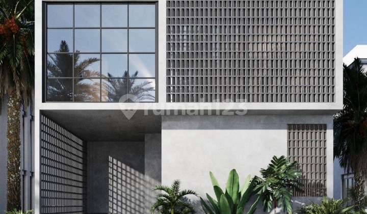 Vila Keluarga 3 Kamar Tidur, 1 Menit Jalan Kaki ke Ccs International School, Berawa, Canggu