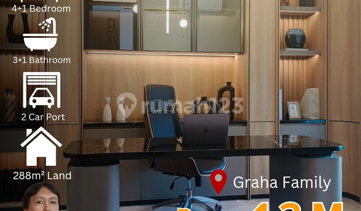 Dijual Rumah Baru Gress Graha Family