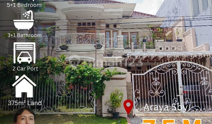 Dijual Rumah Mewah Araya Lokasi Premium Dijual Rumah Mewah Araya Lokasi Premium