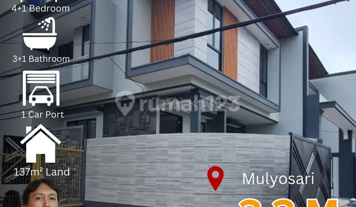 Dijual Rumah Baru Hook Mulyosari