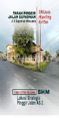 Tanah di Jl. S. Suparman, Sukajaya, Sukarami