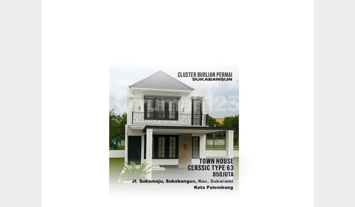 Free Biaya Akad, Rumah, 2 Lantai, SHM, Dekat Fasilitas Kesehatan, Free Biaya Notaris