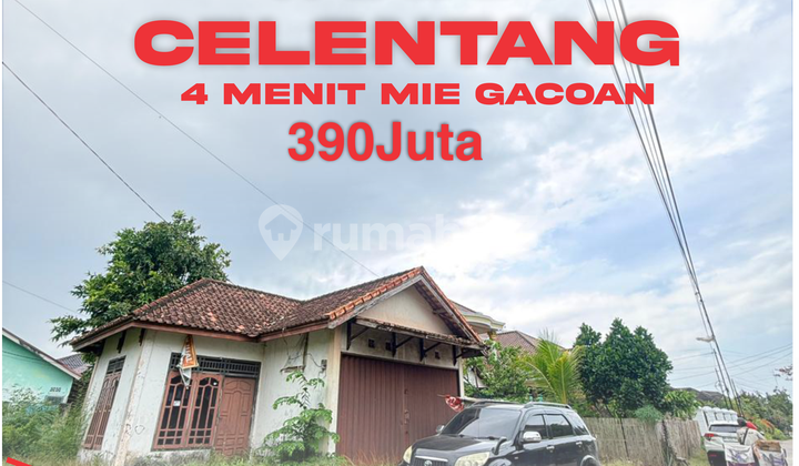 Tanah Strategis Celentang 200 M² - 4 Menit ke Mie Gacoan