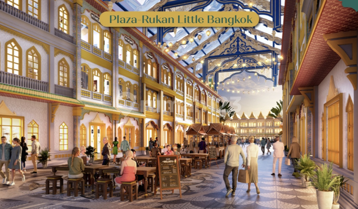 Jual Cicil 32 Juta atau 6,1M Rukan Little Bangkok Plaza Plus Samping Si Mian Fo Riverwalk Island Pik - Sell Soho Little Bangkok 4,5X15 Plaza Plus Front Of Si Mian Fo Riverwalk Island Golf Island