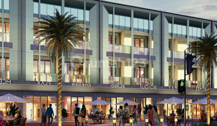 Jual Cicil 76 Juta atau 7,9M Rukan Soho Marina Pasir Putih Safari Jalan Boulevard Hoek Pik2 - Sell Shop House Marina Pasir Putih Safari 6X18 3 Floor Boulevard Corner Pik 2