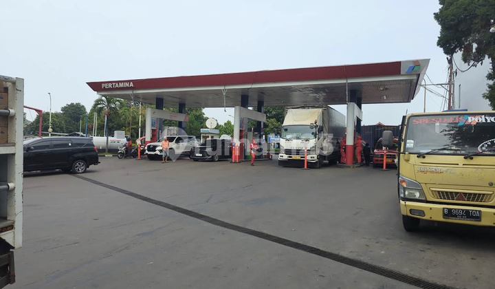 Sell Pertamina Gas Station (SPBU) 4000 M2 on Jl Bina Marga Raya Ceger Cilangkap, East Jakarta, Active