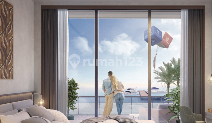 Cicil 34 Juta atau 2,5M New Apartment The Palm Beach 2 Bedroom View Laut di Riverwalk Island Pik
