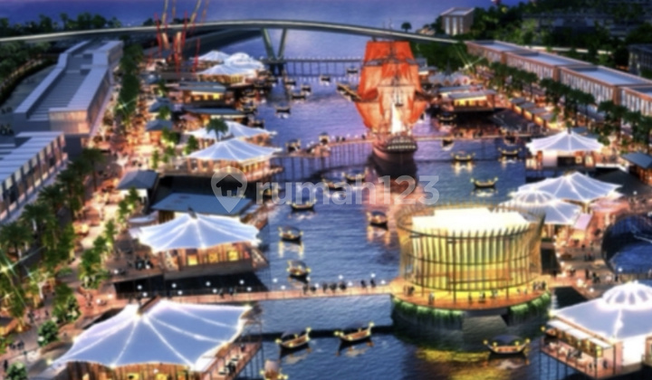 For Sale 660 Million Installment 36X or 36.6M Batavia Shop House Pik 36X20 3 Units Connected Viral 24 Hours Non Stop at Riverwalk Island Pik - Sell Shop House Batavia 480 Sqm 36X20 3 Floors Riverwalk Island Pik 2