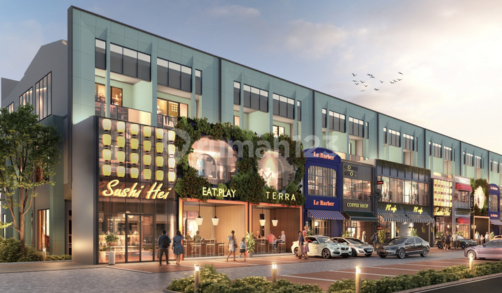 Jual Cicil 75 Juta atau 7,9M Rukan Marina Pasir Putih Safari Hadap Mangroove Hoek Pik2 - Sell Shop House Marina Pasir Putih Safari 4,5X20 3 Floor View Mangroove Corner Pik 2