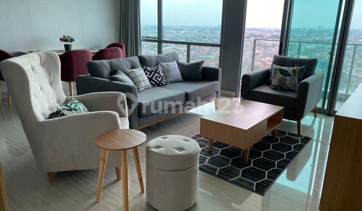 For Rent Apartement Hillcrest Type 2 Bedroom Full Furnish Lippo Karawaci Tangerang
