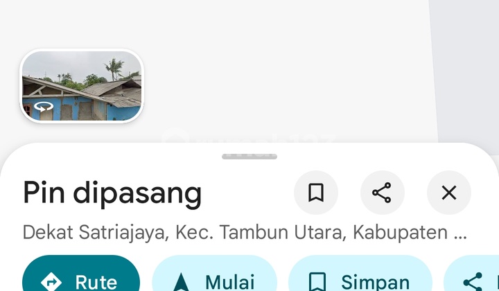 Jual Tanah Bekas Rumah Tinggal, Aman dan Bebas Banjir Jual Tanah Bekas Rumah Tinggal, Aman dan Bebas Banjir