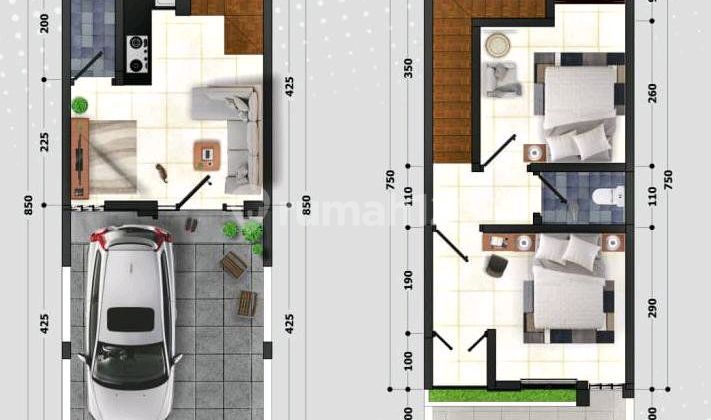 Rumah 2 Lantai Minimalis 2