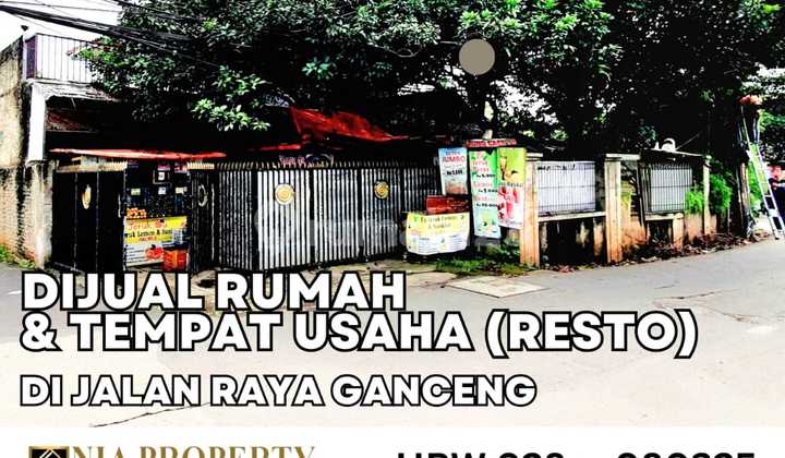 Dijual Rumah & Tempat Usaha (Resto) Lokasi Jatiraden Jatisampurna, Bekasi