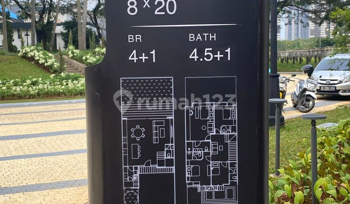 Dijual Rumah Contoh Allegra Casa De Lago, Full Furnished, Posisi Corner