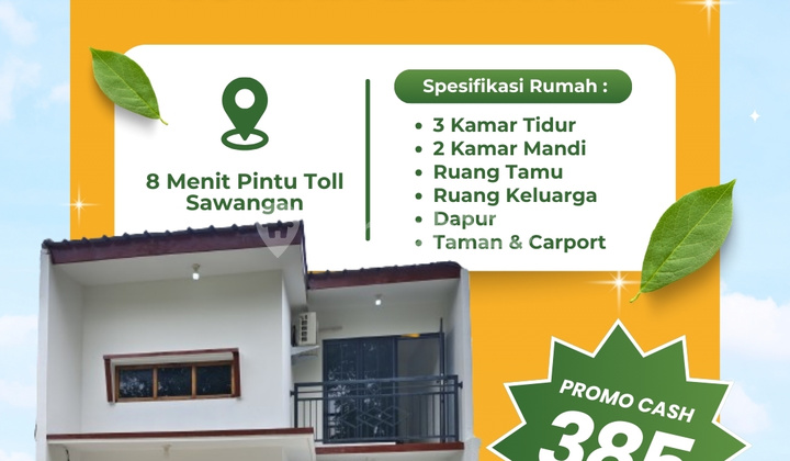 Modern 2-Storey House in Pancoran Mas Depok, Prime Location