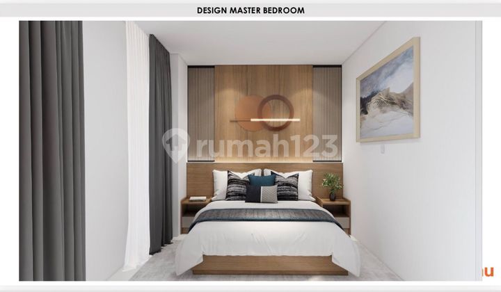 Rumah Full Furnished 3 Kamar Hadap Utara di Gading Serpong