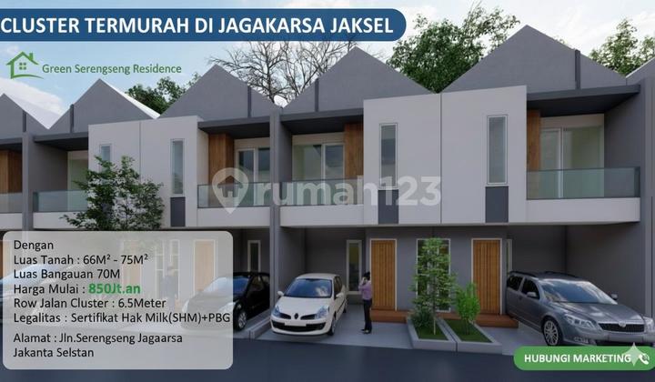 Rumah Murah 2 Lantai Berada di Jagakarsa Jakarta Selatan