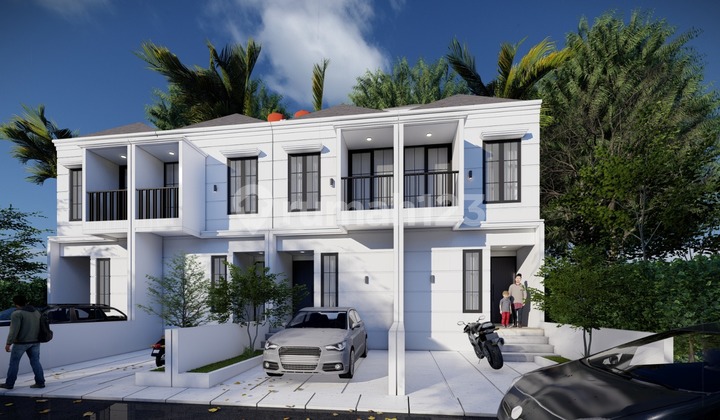 Rumah 2 Lantai 10 Meter ke Jalan Setu Mabes Cipayung Jakarta Timur