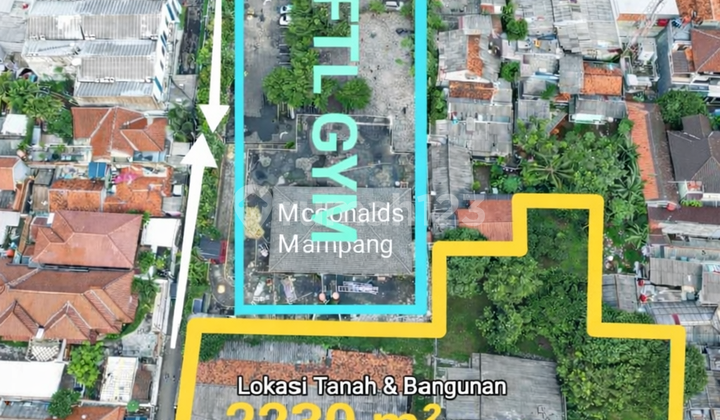 Land Calculation House with Very Large Land in Prime Area of South Jakarta