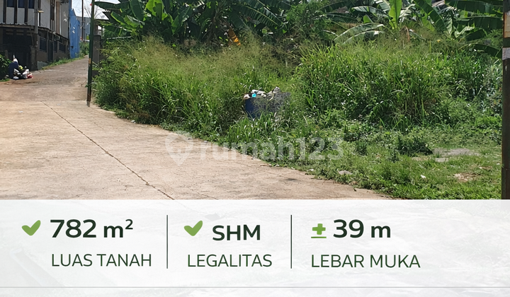 Tanah 782M² Cileunyi Akses Jalan Cor 5M & Dekat Fasilitas Publik Tanah 782M² Cileunyi Akses Jalan Cor 5M & Dekat Fasilitas Publik