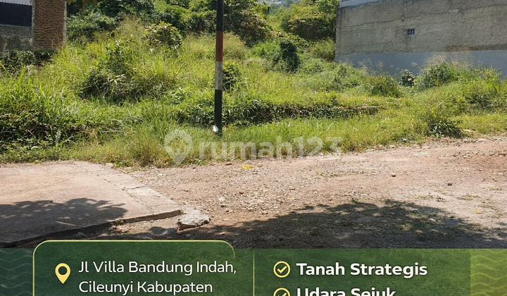 Tanah 154M² SHM City View Lokasi Eksklusif Villa Bandung Indah