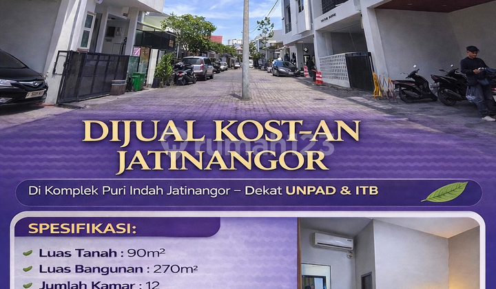 Ready Kosan 12 Kamar di Jatinangor: Full AC, TV & Water Heater
