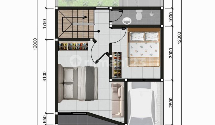 Rumah Modern 2 Lantai di Jeruklegi, Cilacap