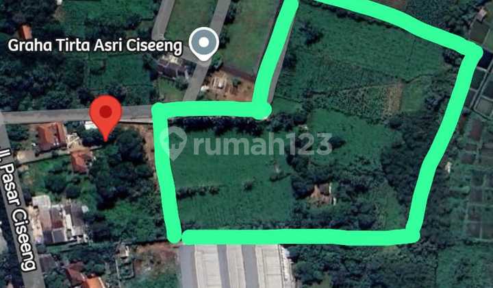 Land for Sale in Ciseeng, Strategic Location, Negotiable Price Until Deal. Land for Sale in Ciseeng, Strategic Location, Negotiable Price Until Deal.
