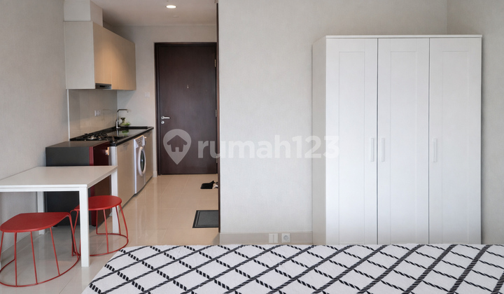 Unit Studio Cantik Puri Mansion Jakarta Barat - Furnished & Ready (Bisa Jual/Sewa) 2