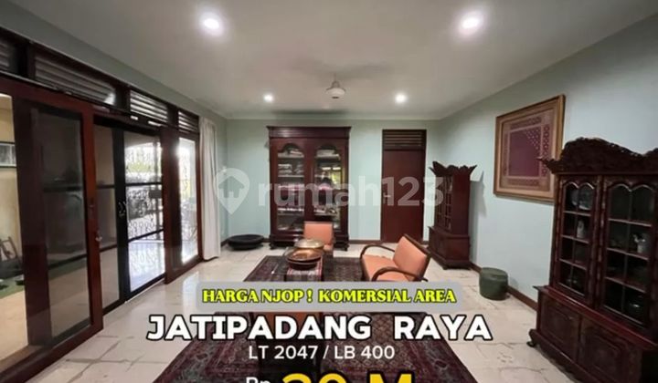 Rumah Dijual Harga NJOP di Komersial Area