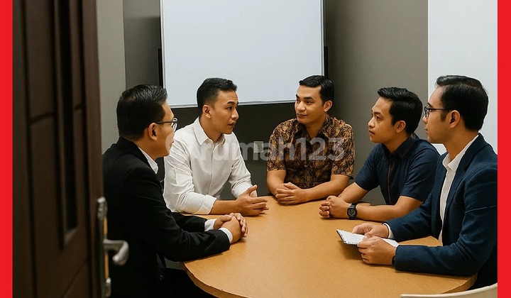 Strategic Bandung Office Space for 4-5 People, Fully Equipped Vv 2