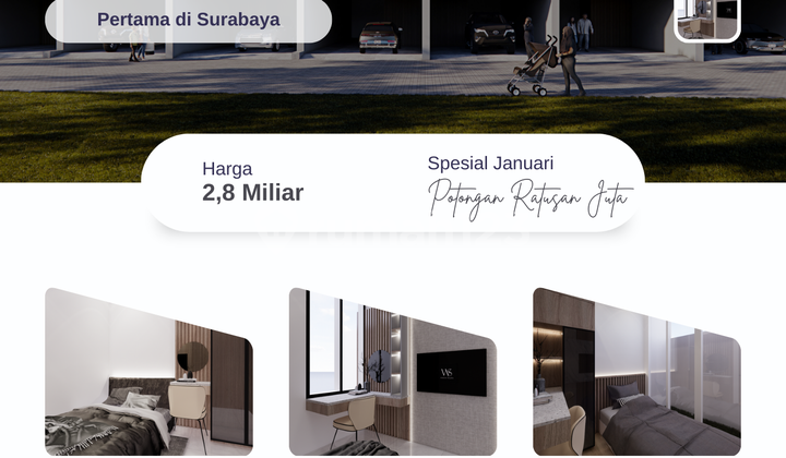 Kost, 3 Lantai Berkonsep Co Living Pertama di Surabaya