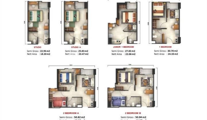 Apartemen Akasa Siap Huni Cicilan 2Jt-An. Cukup Bayar Booking Fee 5Jt Kamu Sudah Punya Apartemen di Bsd
