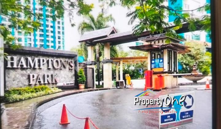 For Quick Sale: Hamptons Park Apartment in South Jakarta, Strategic Location, 3 Bedroom Semi-Furnished, Good Condition For Quick Sale: Hamptons Park Apartment in South Jakarta, Strategic Location, 3 Bedroom Semi-Furnished, Good Condition