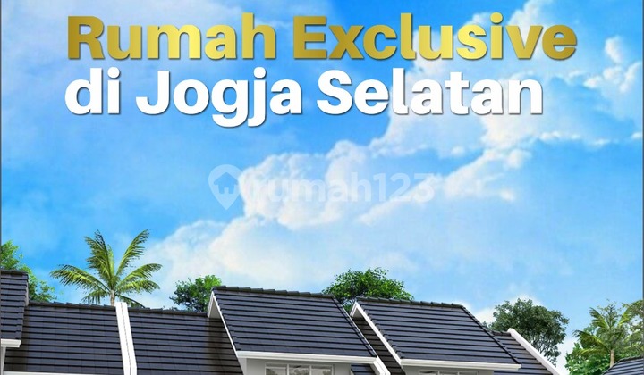 Rumah 1 Lantai Minimalis Modern di Bangunjiwo