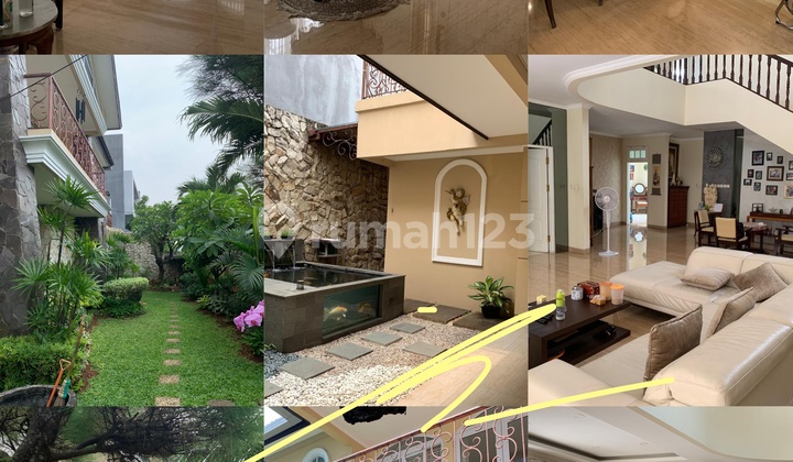 Dijual Rumah Mewah 2Lt di Kemanggisan 2